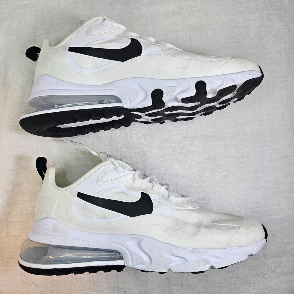 Nike Air Max 270 React Lightweight Sneaker US 10 CI3899-101 - Picture 2 of 10